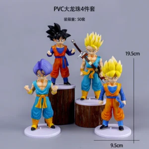 Dragon Ball Z Saiyan Warriors Figure Set (4-Piece)
