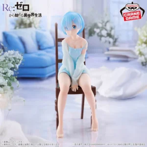 Banpresto - RE:ZERO -Starting Life in Another World- Rem Relax Time Another Color Ver. (Blue)